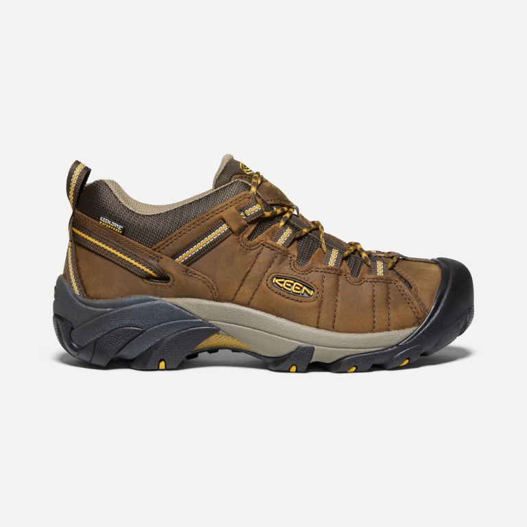 Keen Targhee II Wide Shoes - Men's Brown Gold Yellow Footwear